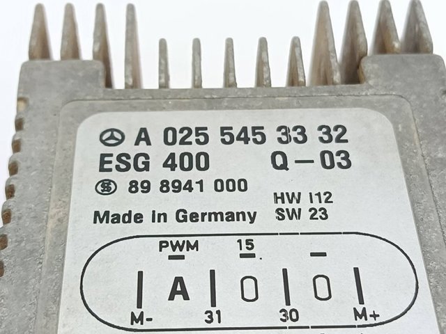 A0255453332 MERCEDES Регулятор оборотов вентилятора охлаждения (блок управления) купить в Полтава
