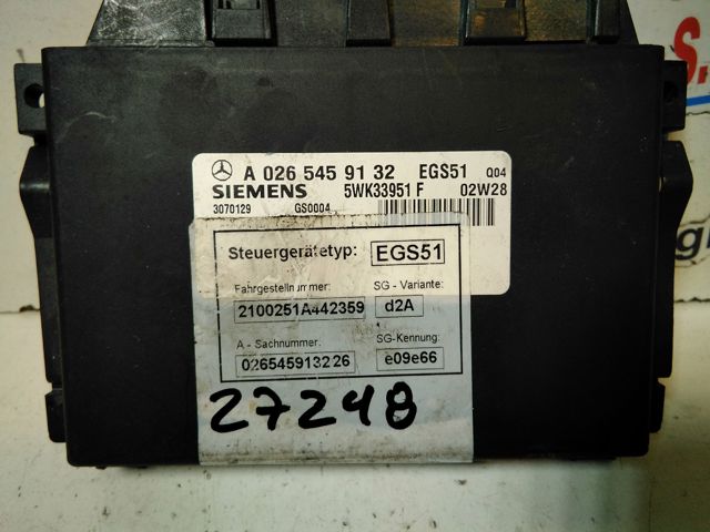 MERCEDES A0265459132 Модуль управления (ЭБУ) АКПП электронный в наличии Ирпень