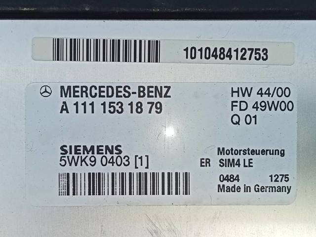 A1111531879 MERCEDES Блок управления двигателем купить в Ровно