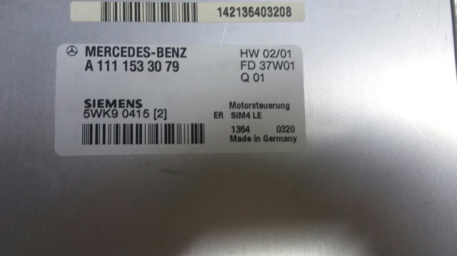 A1111533079 MERCEDES Модуль управления (ЭБУ) двигателем купить в Тернополь