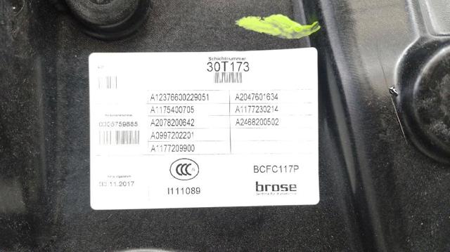 MERCEDES A1175400705 Жгут проводов передней двери в наличии Ирпень