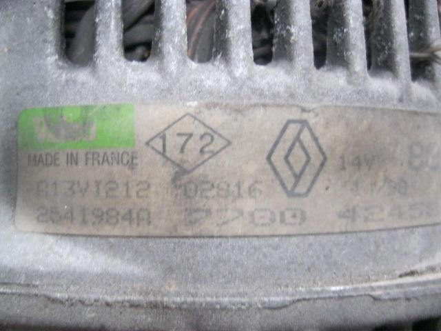 RENAULT A13VI212 Генератор в наличии Тернополь