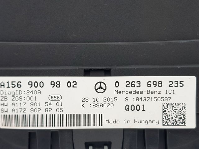 A1569009802 MERCEDES Панель приборов купить в Житомир