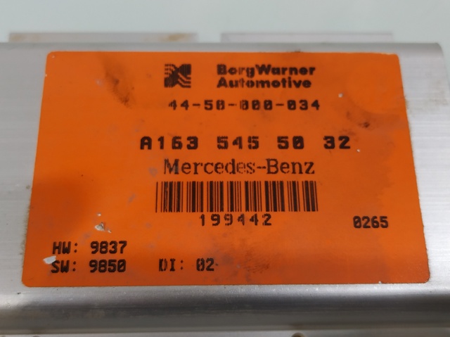 A1635455032 MERCEDES Модуль управления (ЭБУ) раздаточной коробкой купить в Черкассы