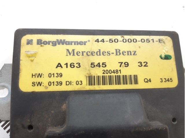 Unidade de controle de transferência para Mercedes-Benz M-Class ML 270 CDI (163.113) OM612963 A1635457932