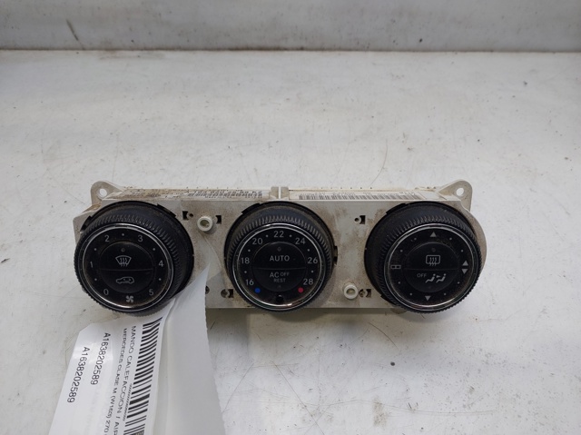Unidade de controlo dos modos de aquecimento/condicionamento A1638202589 Mercedes