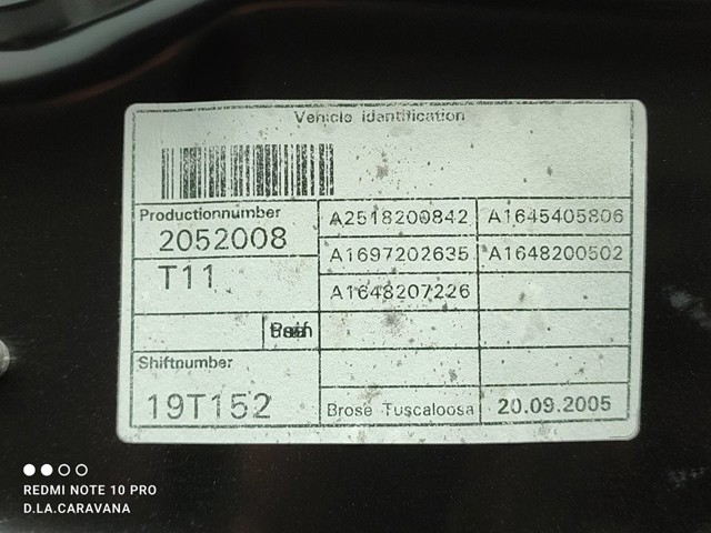 MERCEDES A1645405806 в наличии Львов