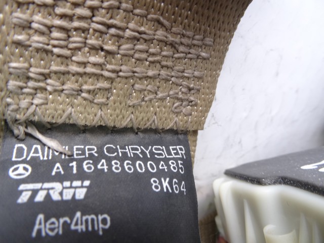 MERCEDES A1648600485 Ремень безопасности задний правый в наличии Тернополь