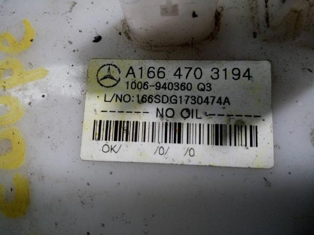 A1664703194 MERCEDES Модуль топливного насоса с датчиком уровня топлива купить в Тернополь