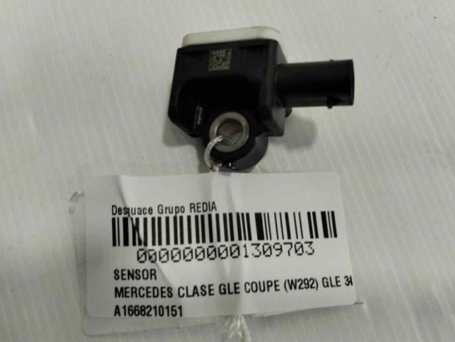 Sensor de impacto para mercedes-benz clase a a 180 cdi (176.000) om651901 A1668210151