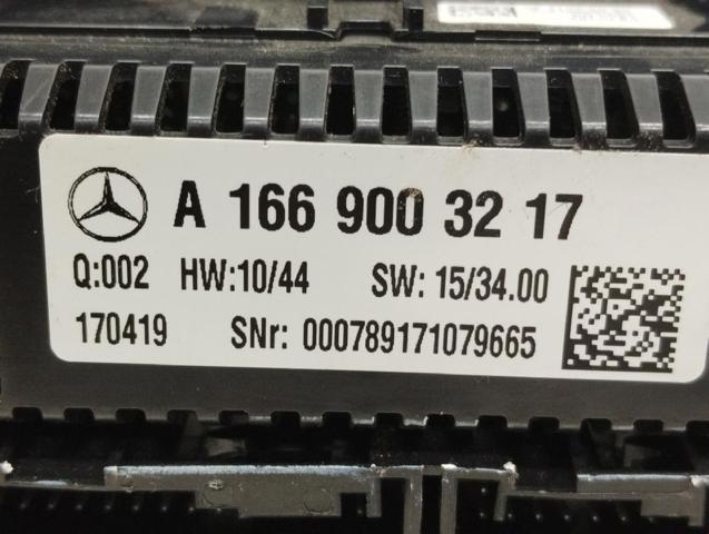 A1669003217 Блок управления режимами отопления/кондиционирования купить Киев