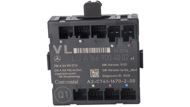 A1669004002 MERCEDES Блок комфорта передней двери купить в Николаев