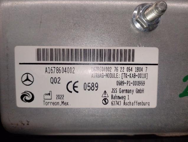 MERCEDES 1678604002 Подушка безопасности (AIRBAG) водительская, защиты коленей в наличии Ирпень