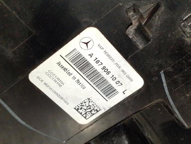 A1679061007 MERCEDES Фонарь задний левый внешний купить в Львов