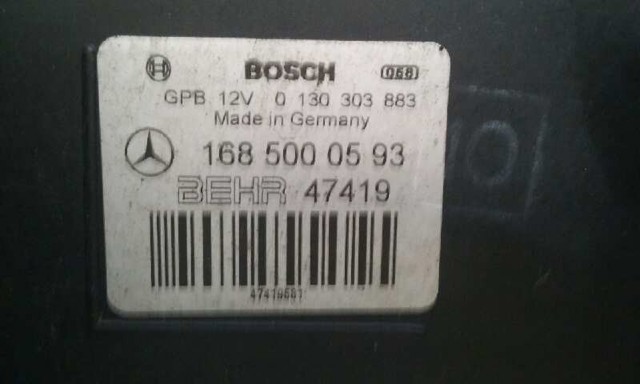 1685000593 MERCEDES Диффузор радиатора охлаждения, в сборе с мотором и крыльчаткой купить в Николаев