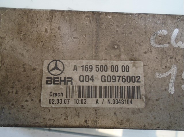 Intercooler para Mercedes-Benz A-Class A 180 cdi (169.007, 169.307) 640940 A1695000000