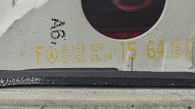 A1698201564 MERCEDES Фонарь задний левый внутренний купить в Днепр