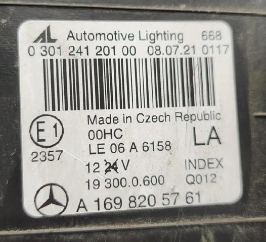 A1698205761 MERCEDES Фара левая купить в Ирпень