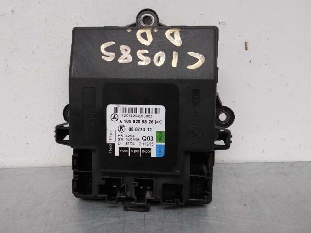 Mecanismo de acionamento de vidro da porta dianteira direita A1698206826 MERCEDES