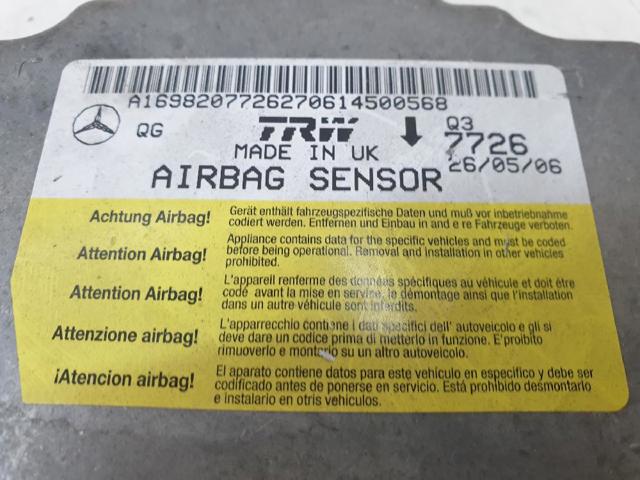 A1698207726 MERCEDES Модуль-процессор управления подушкой безопасности (ЭБУ AIRBAG) купить в Львов