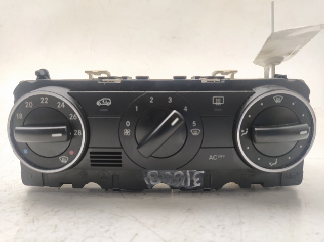 Controle de aquecimento/ar condicionado para Mercedes-Benz A-Class A 180 CDI (169.007, 169.307) OM640940 A1698301385