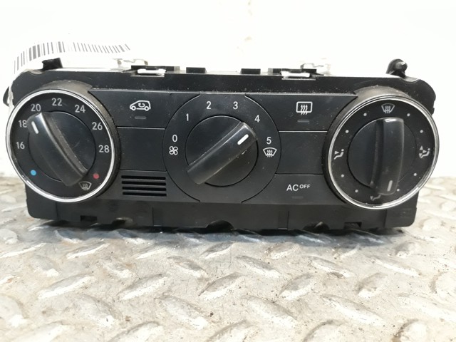 Controle de aquecimento do ar condicionado para Mercedes-Benz A-Class A 180 CDI (169.007, 169.307) OM640940 A1698301385