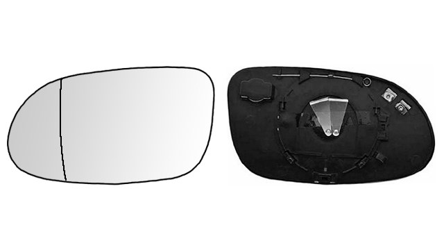 Vidro do espelho retrovisor exterior esquerdo para mercedes-benz a, mercedes-benz clk, mercedes-benz clk-class, mercedes-benz slk A1708100121