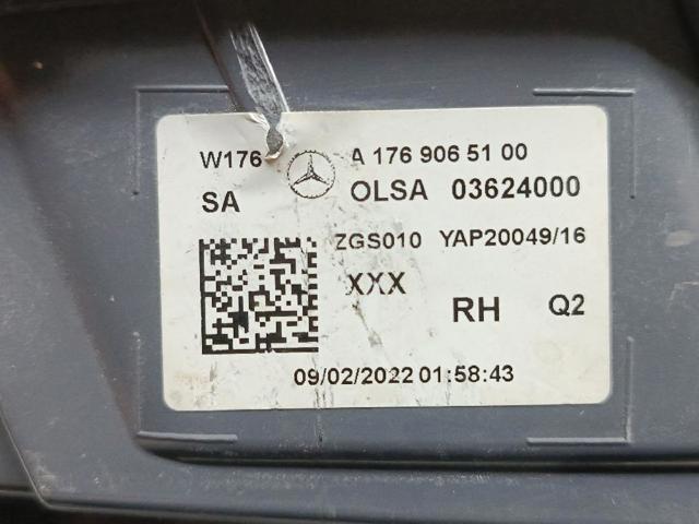 MERCEDES A1769065100 Задний фонарь в наличии Харьков