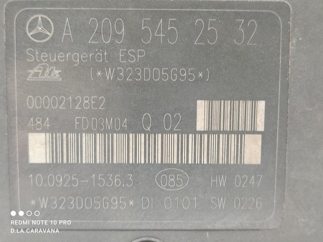 A2034310812 MERCEDES купить в Харьков