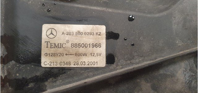 Ventilador elétrico para Mercedes-Benz Classe C T-Model C 270 CDI (203.216) OM612962 A2035000293KZ