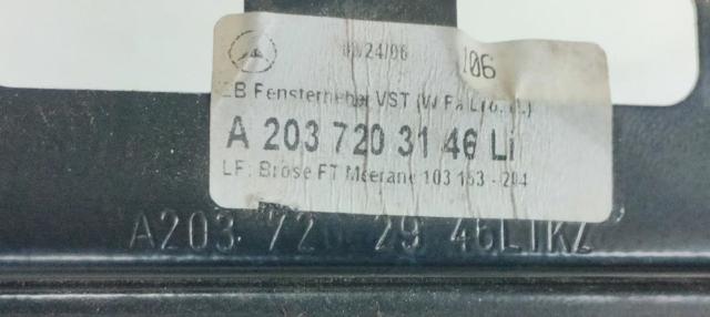 A2037203146 MERCEDES Стеклоподъемник передней левой двери купить в Николаев