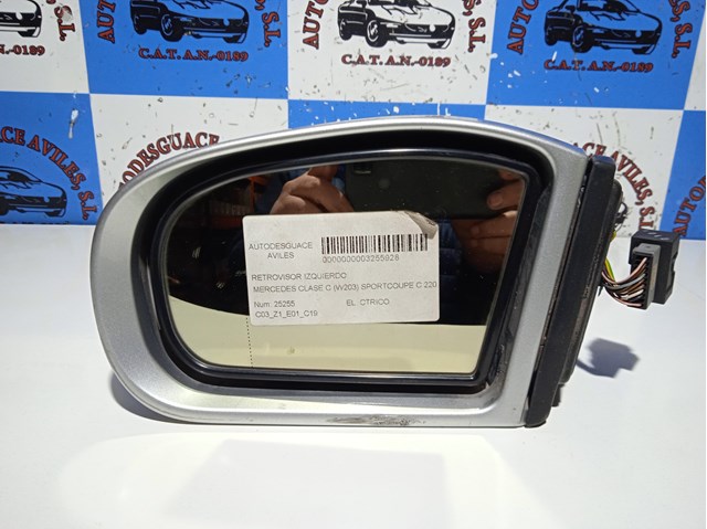 Caixa do espelho retrovisor esquerdo para Mercedes-Benz Classe C Coupé C 220 CDI (203.706) 611962 A2038100164