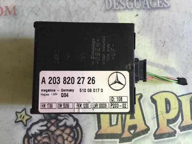Módulo eletrônico para Mercedes-Benz Classe C Coupé (CL203) (2001-2004) C 220 CDI (203.708) OM646963 A2038202726