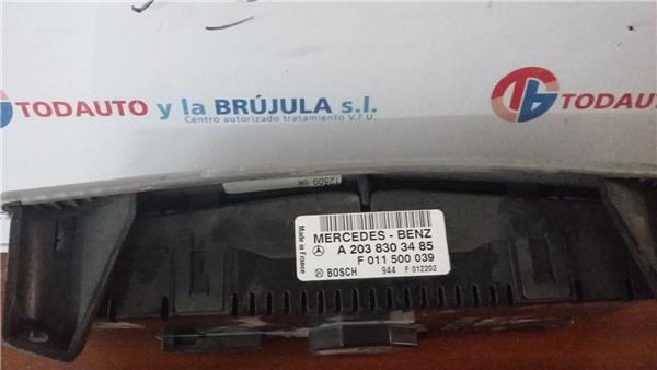 Unidade de controlo dos modos de aquecimento/condicionamento Mercedes C CL203