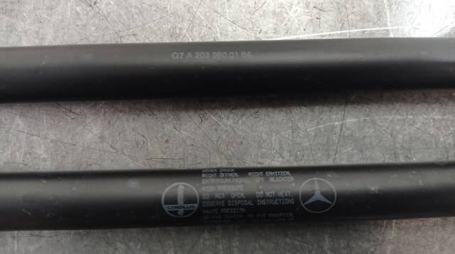 Amortecedor de tampa de porta-malas (de 3ª/5ª porta traseira) A2039800164 MERCEDES