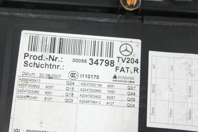 A2045402410 MERCEDES Жгут проводов передней двери купить в Львов