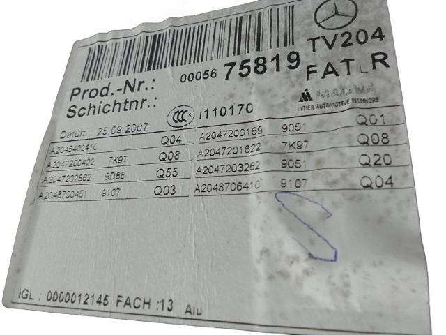 MERCEDES A2047200189 в наличии Львов