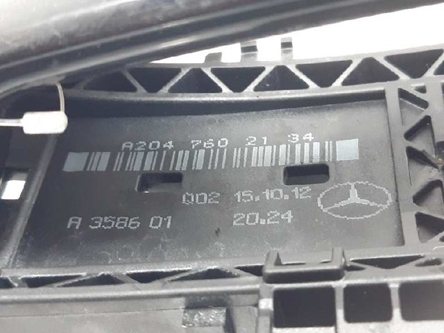Alavanca externa traseira esquerda para Mercedes Classe B (BM 246) 2.1 B 200 CDI/D (246.208) 651930 A2047602134