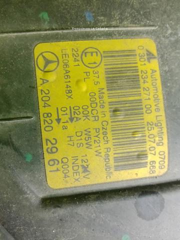 MERCEDES A2048200159 Левая фара в наличии Ужгород