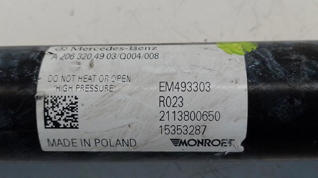 MERCEDES A2063204903 Амортизатор задний в наличии Николаев
