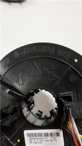 Anel AIRBAG de contato, cabo plano do volante A2095400145 MERCEDES