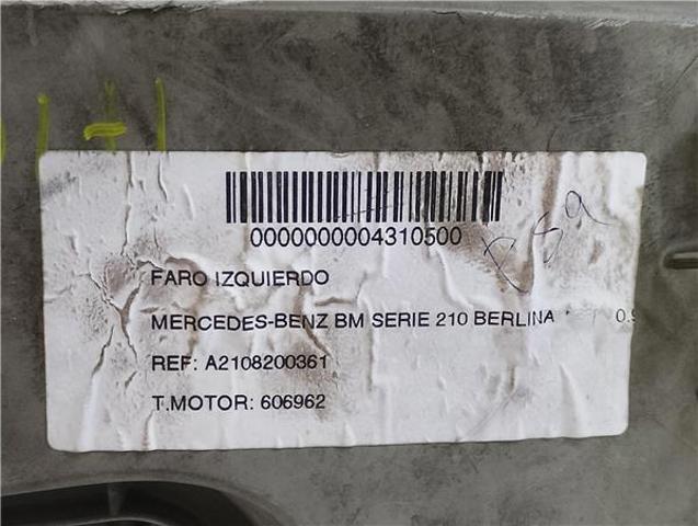 MERCEDES A2108200361 Фара левая в наличии Житомир