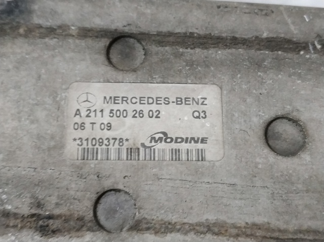 MERCEDES A2115002602 Радиатор интеркуллера в наличии Черкассы
