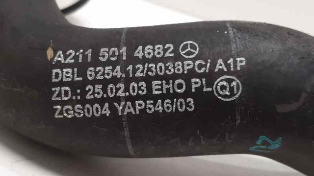 MERCEDES A2115014682 Шланг (патрубок) радиатора охлаждения нижний в наличии Ужгород