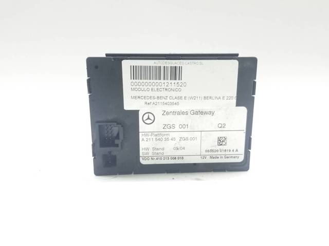 MERCEDES A2115403545 Блок управления центральным замком в наличии Хмельницкий