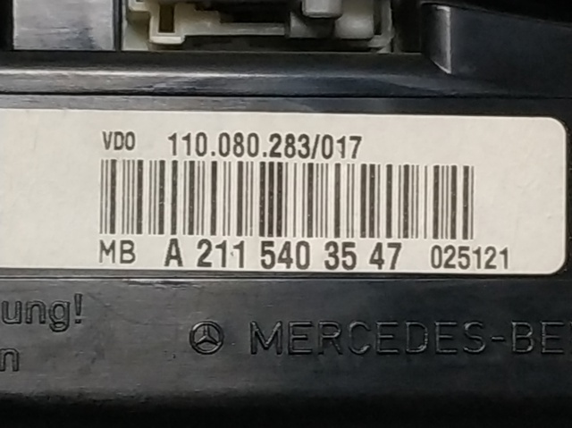 A2115403547 MERCEDES Приборная доска (щиток приборов) купить в Тернополь