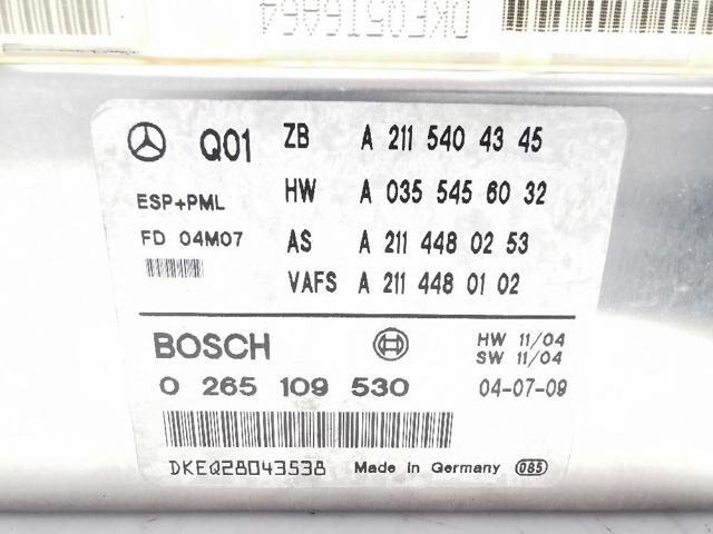 MERCEDES A2115404345 Блок управления ESP в наличии Днепр
