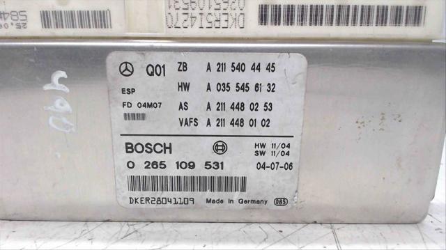 MERCEDES 2115404445 в наличии Каменское
