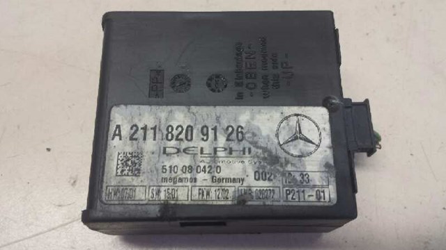 Módulo eletrônico para Mercedes-Benz Classe C Coupé (CL203) (2001-2004) C 220 CDI (203.708) OM646963 A2118209126