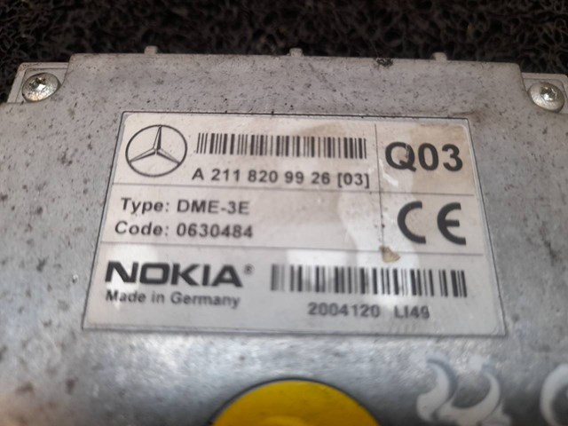 Centralité Telefonica para Mercedes-Benz Clase E (W211) (2002-2009) E 280 CDI (211.020) OM642920 A2118209926